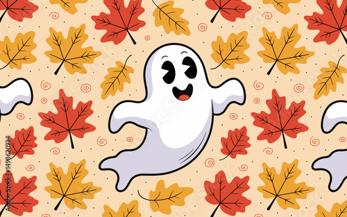 halloween seamless pattern, halloween, pumpkin, vector, autumn, pattern, illustration, seamless, orange, set, holiday, icon, october, celebration, design, cartoon, horror, spooky, fun, face, art, seas