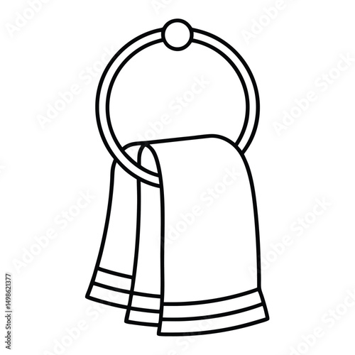 vector illustration of christmas bell