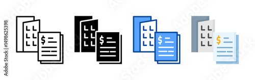 Takeover icon set bundle. Multi style icon collection perfect for websites, apps, and presentations. Simple vector icon collection