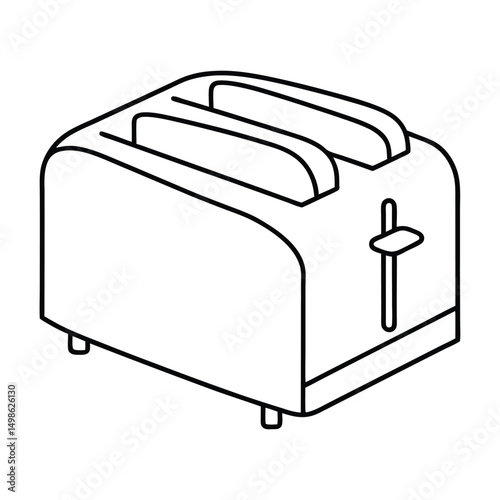 toaster with bread