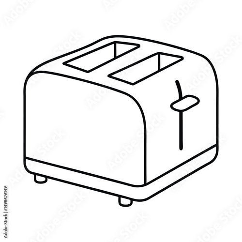 toaster with bread