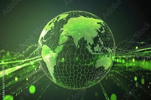 Abstract global data visualization