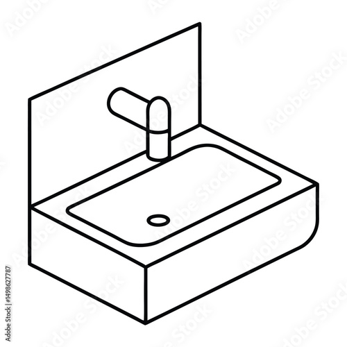 modern bathroom sink
