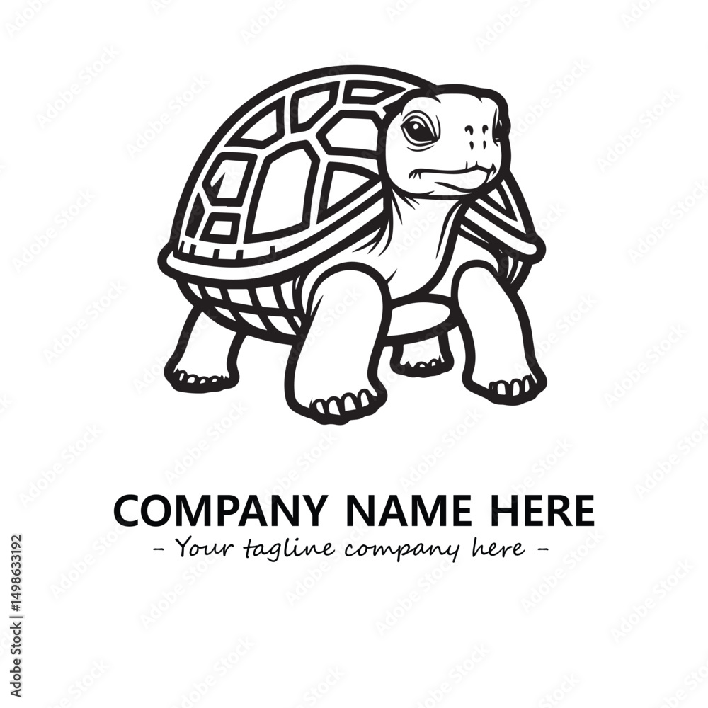 Obraz premium Turtle logo design vector illustration
