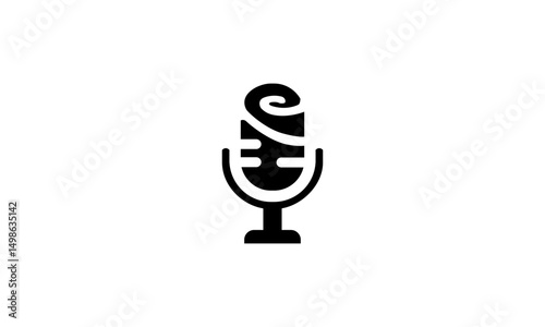 microphone  logo design