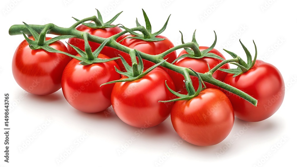 fresh red ripe tomatoes on a white background fresh red ripe tomatoes on a white background