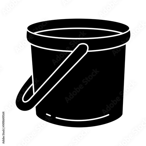 Bucket Icon Glyph