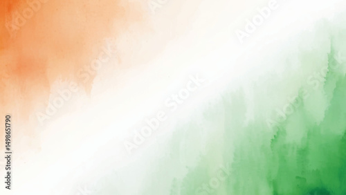 Indian Flag orange and green Abstract background textured: independence day, republic day, A vibrant and tricolor Indian flag, horizontal, saffron, white, symbolizes unity, and national pride day