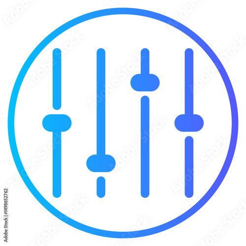 volume adjustment gradient icon