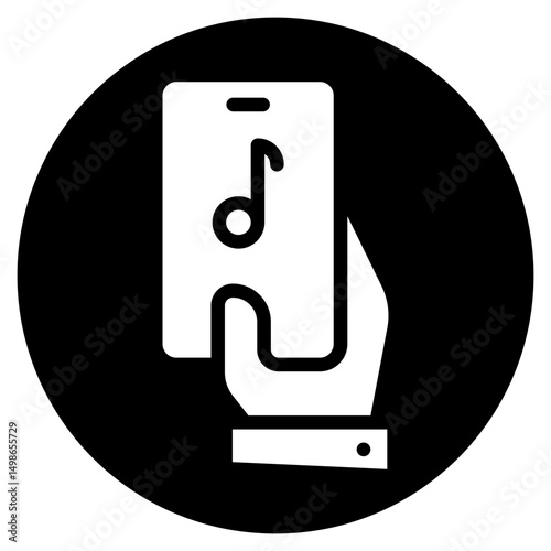 hand glyph icon