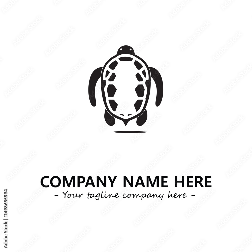 Obraz premium Turtle logo design vector illustration
