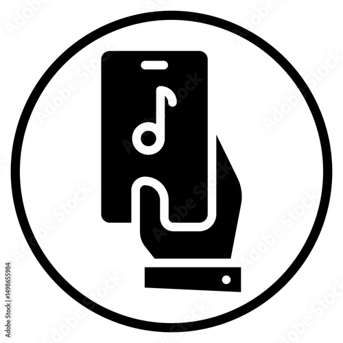 hand glyph icon