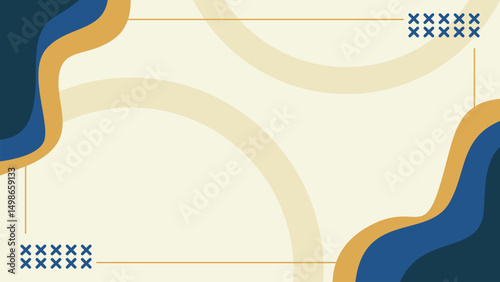 Modern Abstract Background Template for Presentation, Banner, and Social Media Design