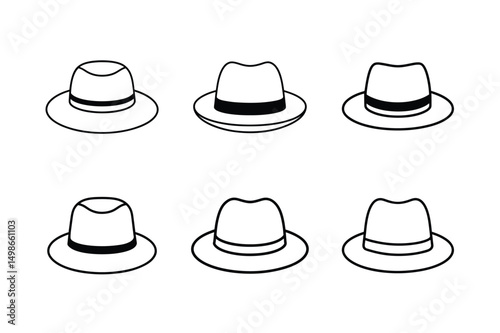 classic homburg hat front view classic style