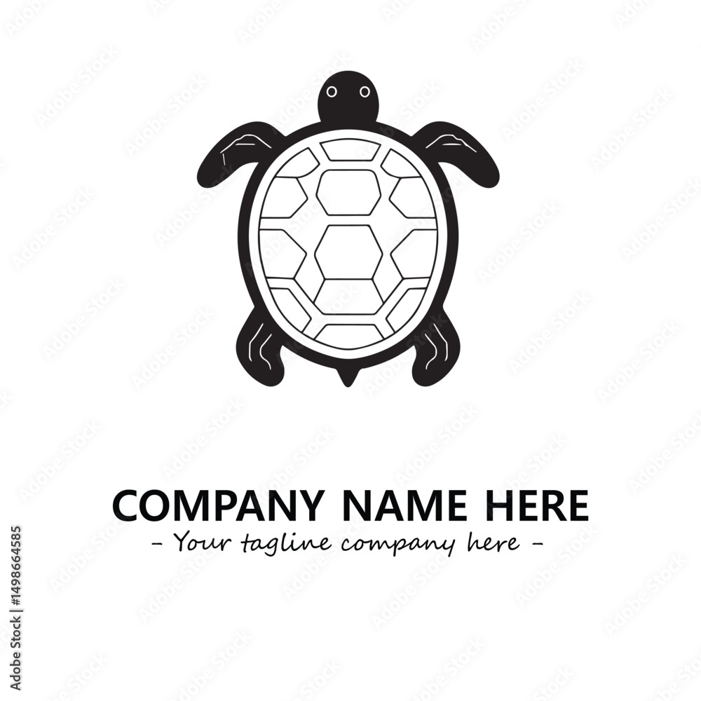 Fototapeta premium Turtle logo design vector illustration