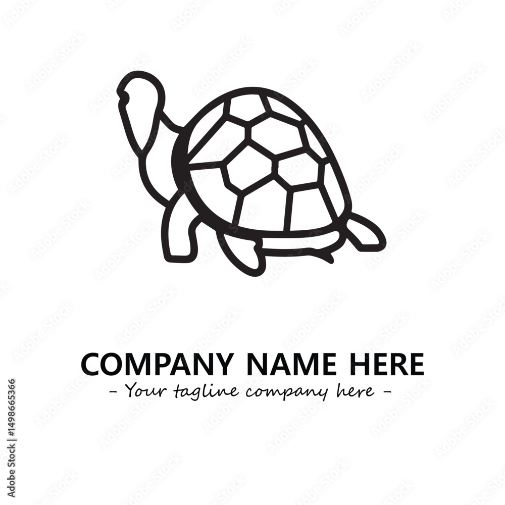 Fototapeta premium Turtle logo design vector illustration