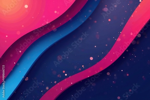 Abstract geometric wallpaper with bold lines and vibrant colors , abstract, vector, wallpaper