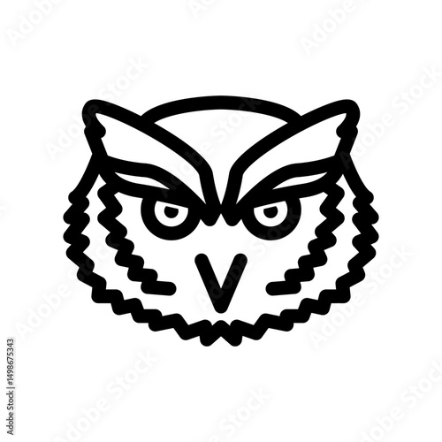 Owl Face Icon
