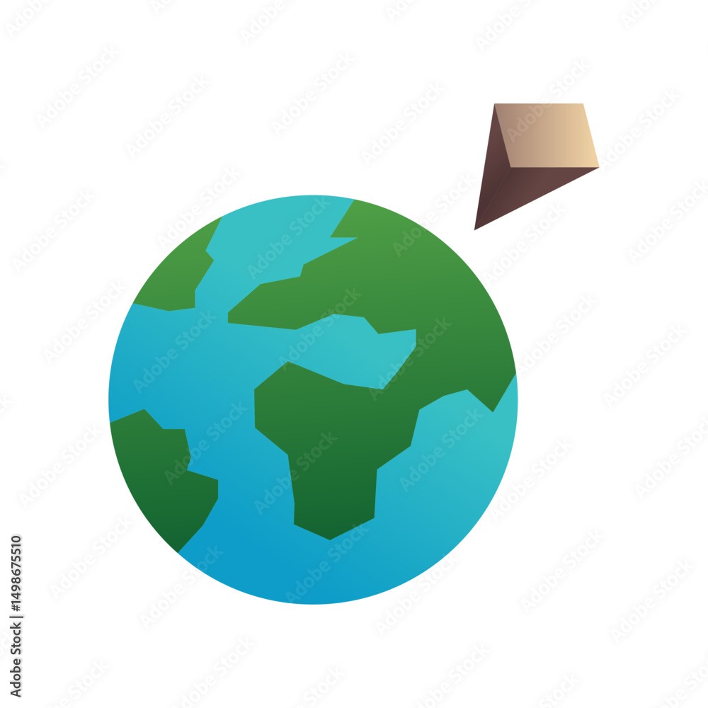Earth Globe Location Icon Earth Globe Location Icon
