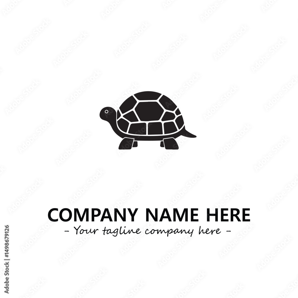 Obraz premium Turtle logo design vector illustration