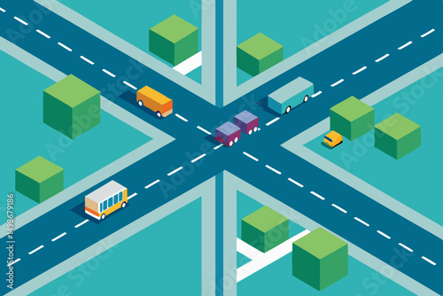 traffic on the road