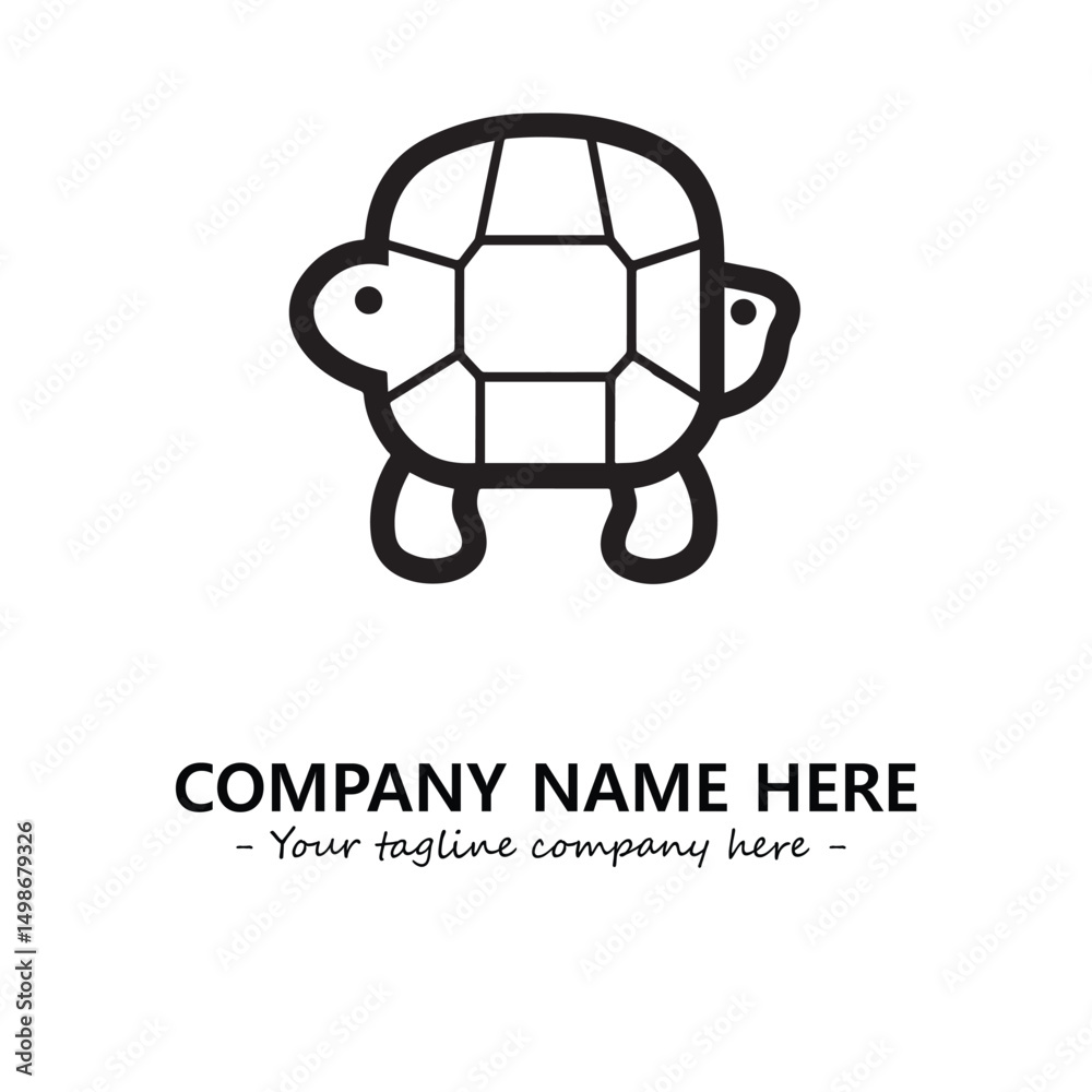 Obraz premium Turtle logo design vector illustration