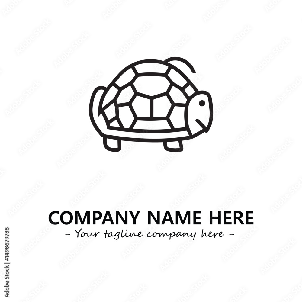 Fototapeta premium Turtle logo design vector illustration