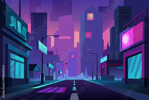 night city street