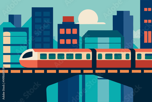 vector illustration of a city