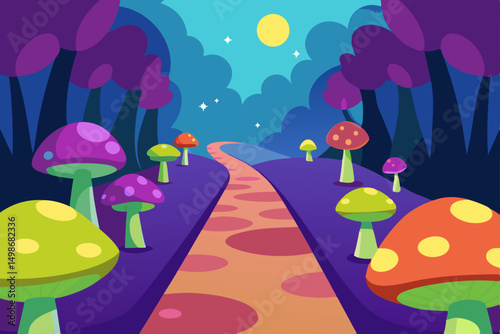 cartoon illustration of a fairy tale