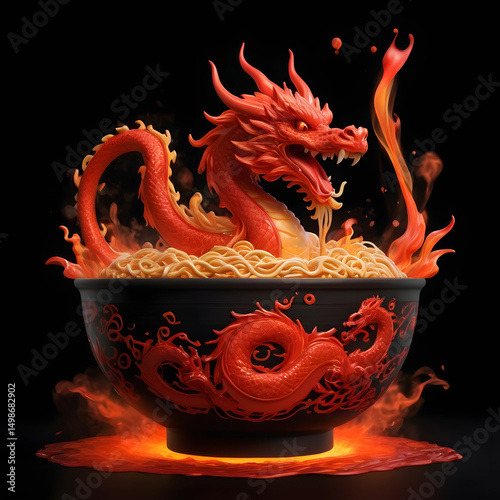 chinese dragon statue