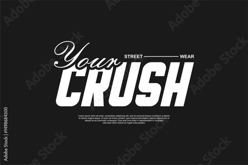 streetwear modern template asset