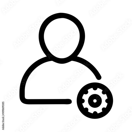 Manager Icon Vector Symbol Design Illustration Pro Vector and Pro SVG