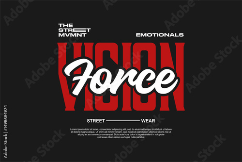 streetwear modern template asset