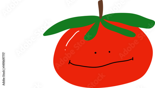 cute tomato design for templates.