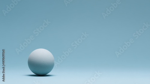 single object placed against solid color background emphasizing its form and texture