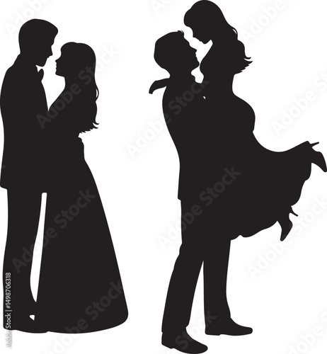 Bride & Groom SVG – Romantic Wedding Silhouette Design

Wedding Couple Vector – Elegant Clipart for Marriage Themes

Bridal Silhouette SVG – Bride and Groom for Invitations & Gifts

Romantic Couple Cl