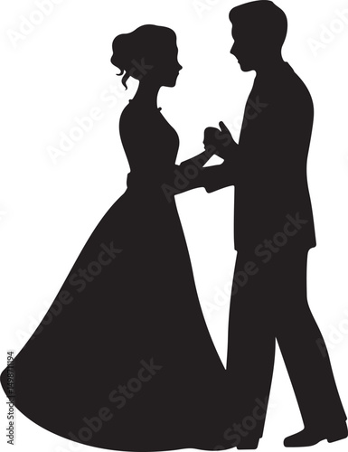 Bride & Groom SVG – Romantic Wedding Silhouette Design

Wedding Couple Vector – Elegant Clipart for Marriage Themes

Bridal Silhouette SVG – Bride and Groom for Invitations & Gifts

Romantic Couple Cl