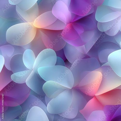Soft pastel floral abstract background