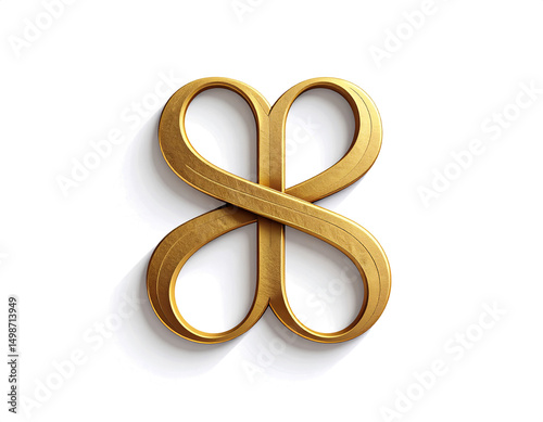 Elegant serif logo, gold 