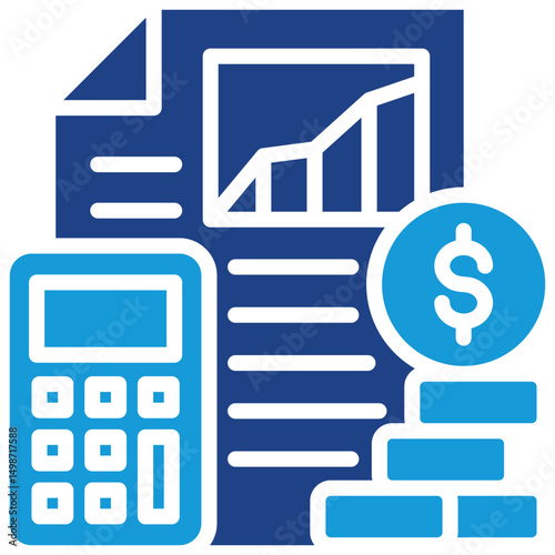 Financial Report Icon