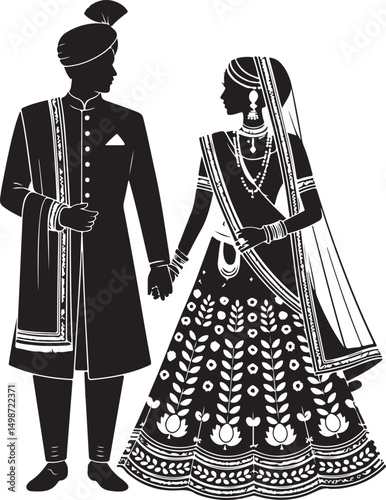 Bride and Groom Silhouette SVG – Elegant Wedding Couple for Cricut & Decor

Just Married Clipart – Romantic Bride & Groom PNG for Invitations & Crafts

Wedding Couple SVG Bundle – Mr and Mrs Design fo