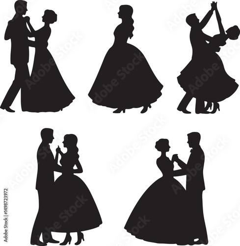 Bride and Groom Silhouette SVG – Elegant Wedding Couple for Cricut & Decor

Just Married Clipart – Romantic Bride & Groom PNG for Invitations & Crafts

Wedding Couple SVG Bundle – Mr and Mrs Design fo