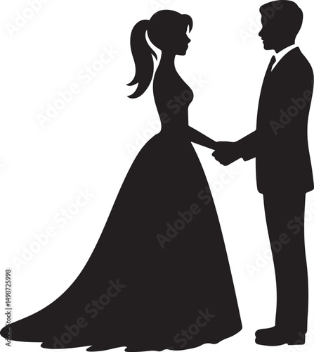 Bride and Groom Silhouette SVG – Elegant Wedding Couple for Cricut & Decor

Just Married Clipart – Romantic Bride & Groom PNG for Invitations & Crafts

Wedding Couple SVG Bundle – Mr and Mrs Design fo