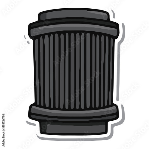 High-Performance Cylindrical Air Filter for Enhanced Engine Efficiency