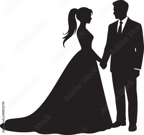 Bride and Groom Silhouette SVG – Elegant Wedding Couple for Cricut & Decor

Just Married Clipart – Romantic Bride & Groom PNG for Invitations & Crafts

Wedding Couple SVG Bundle – Mr and Mrs Design fo
