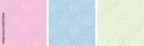 polkadot seamless pattern collection