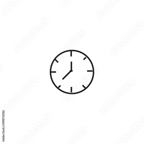 wall clock vector illustration wall clock image to see the time lunch hour