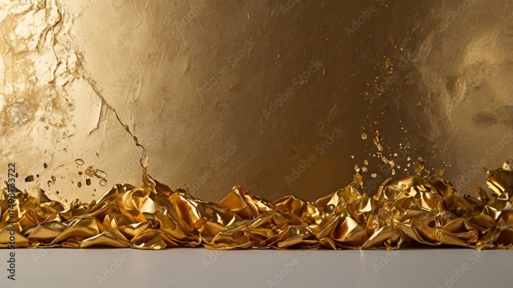 Gold texture motive background Gold texture motive background
