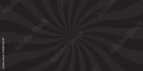 Abstract background with sunburst pattern design. Vintage black and gray gradient sunrays illustration swirl grunge backdrop line texture background.	
